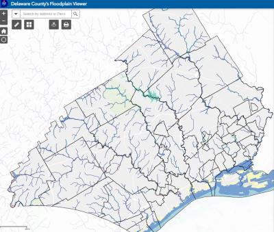 Delaware County Floodplain Map